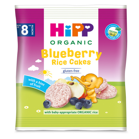 HIPP BIO rice crackers with blueberry and apple 30g 3569