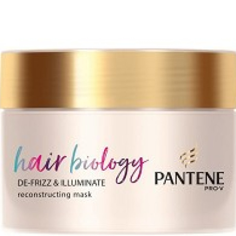 PANTENE BIOLOGY De-Frizz & Illuminate Dry Hair Mask 160ml