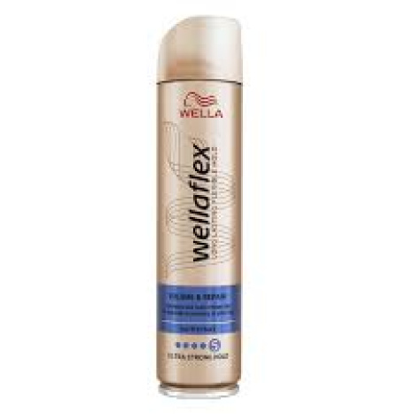 WELLA WELLAFLEX VOLUME & REPAIR Hairspray for volume and repair level 5 250ml