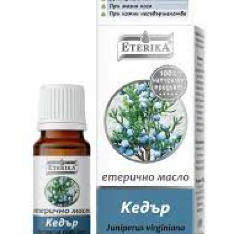 ETERIKA Essential Oil of Cedar Juniperus virginiana 10ml