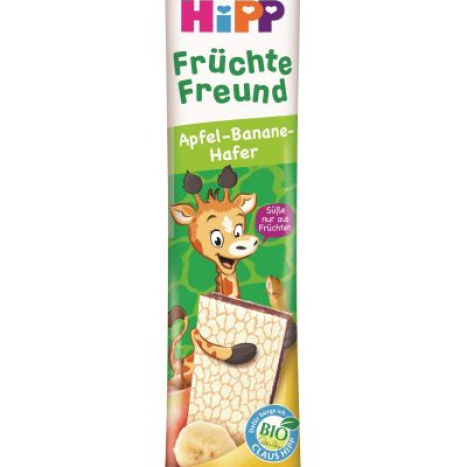 HIPP BIO FRUIT BAR GIRAFFE-APPLE, BANANA AND OATS 23g 31361