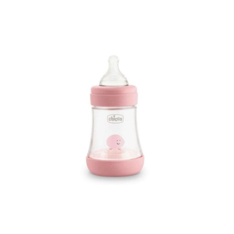 CHICCO Perfect 5 PP bottle 150ml, silicone teat pink
