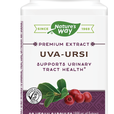 NATURES WAY UVA URSI gooseberry for urinary infections x 60 caps