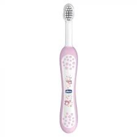 CHICCO toothbrush 6m+ pink
