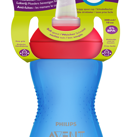 AVENT Cup with soft tip blue 300ml 9+