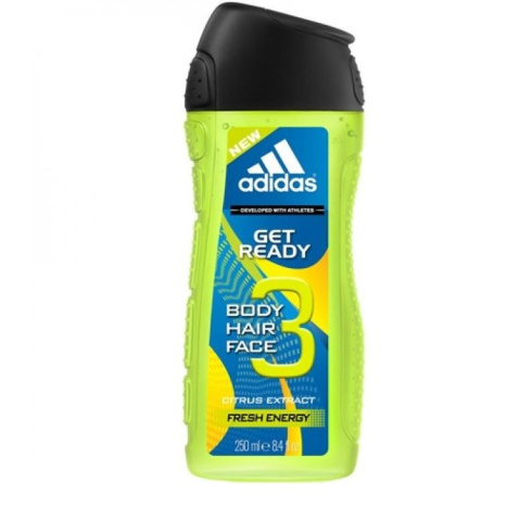 ADIDAS Men Get Ready shower gel for men 250ml