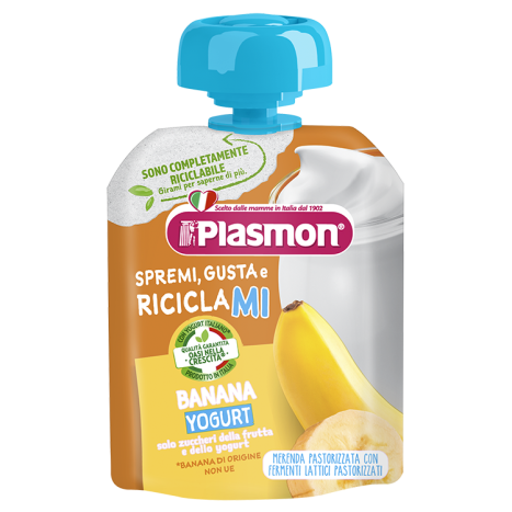 PLASMON fruit breakfast with banana and yogurt 6+m 85g 9730