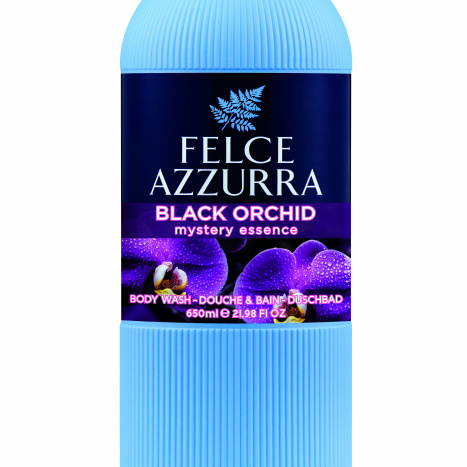 FELCE AZZURRA Orchid Shower gel for bathroom and bathtub Black orchid 650ml