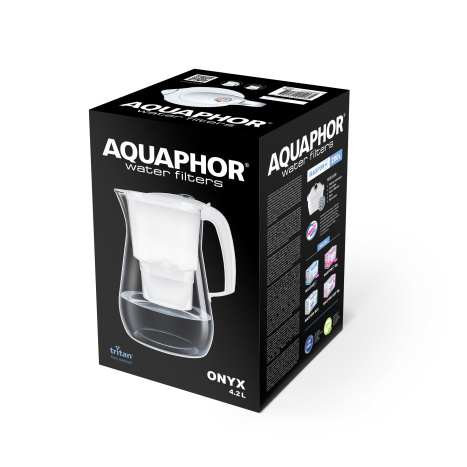 AQUAPHOR Onyx Filter Jug 4.2L White MFP