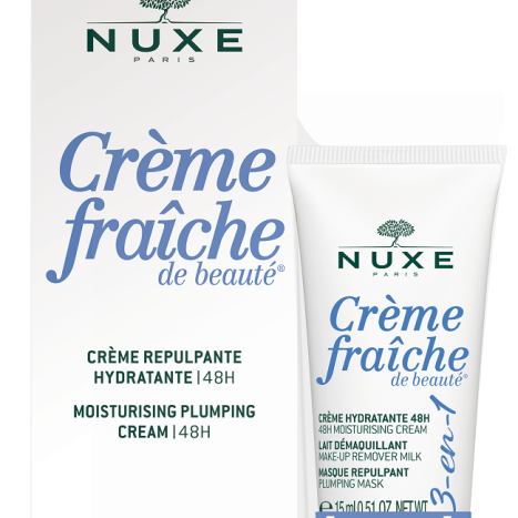 NUXE Crème fraiche de beaute Уплътняващ крем 30ml + 3-в-1 хидратиращ крем 15ml