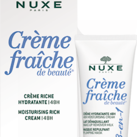 NUXE Crème fraiche de beaute Enriched cream 30ml + 3-in-1 moisturizing cream 15ml