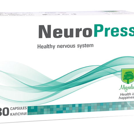 MAGNALABS NEUROPRESS 400mg при нервно напрежение и стрес x 30 caps