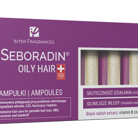 SEBORADIN OILY HAIR ампули за мазна коса склонна към косопад 5.5ml x 14 amp