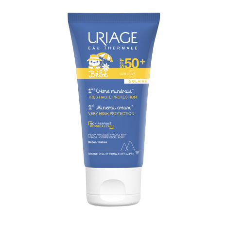 URIAGE PROMO 1ER SPF50+ mineral cream for babies and children 50ml + cleansing shower cream 50ml
