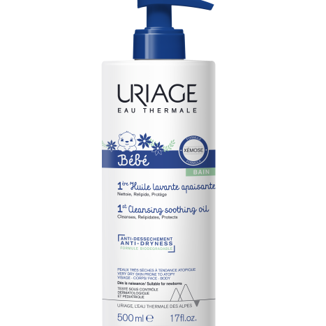URIAGE BEBE 1 ER HUILE LAVANTE Cleansing shower oil for dry skin for babies and children 500ml