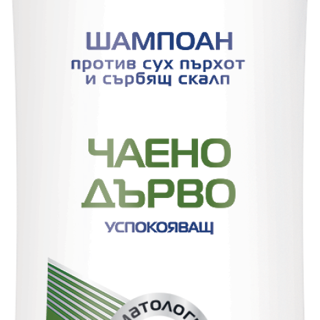 ZDRAVE ACTIVE Shampoo against dry dandruff and itchy scalp soothing with tea tree 390ml