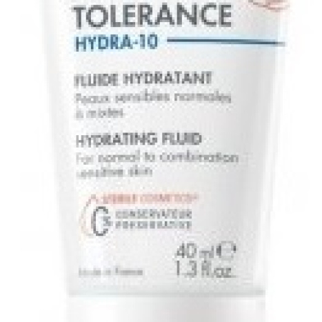 AVENE TOLERANCE HYDRA 10 Хидратиращ флуид с висока толерантност за нормална до комбинирана дехидратирана кожа  40ml