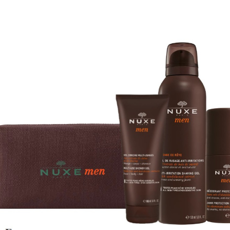 NUXE PRMO MEN SUMMER SET Shaving gel 150ml + Roll-on 50ml + Shower gel 100ml