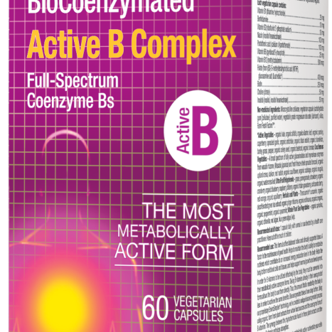NATURAL FACTORS BioCoenzymated Active B Complex x 60 caps