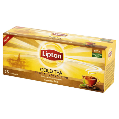 LIPTON Черен чай Голд x 25