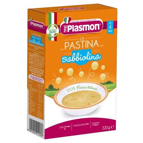 PLASMON Baby Paste First months Pearls (SABBIOLINA), 4+m 320g 3221