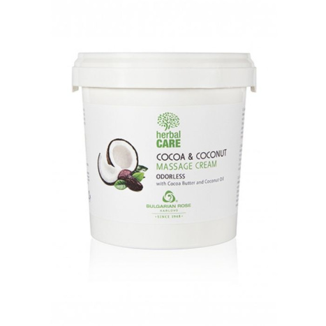 BG ROZA KARLOVO HERBAL CARE Cocoa and coconut odorless massage cream 1000ml