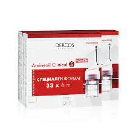 VICHY DERCOS AMINEXIL PRO ampoules for hair loss for women 21+12 x 6ml