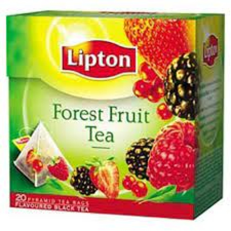 LIPTON Черен чай Горски плод x 20