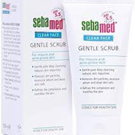 SEBAMED CLEAR FACE gentle scrub 150ml