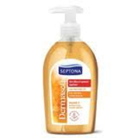 SEPTONA Dermasoft Liquid soap with antibacterial ingredients, 95% natural HONEY 600ml