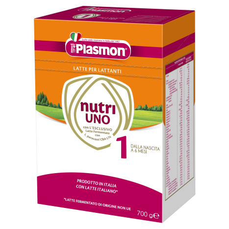 PLASMON NUTRI-UNO 1 milk for infants 0+m 2x350g 3707