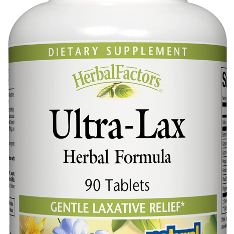NATURAL FACTORS ULTRA-LAX Herbal Formula x 90 tabl