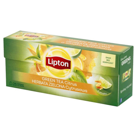 LIPTON Green Tea Citrus x 25