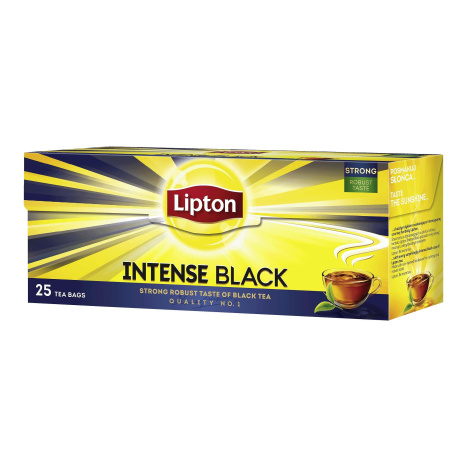 LIPTON Черен чай Интенс x 25
