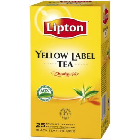 LIPTON Черен чай Yellow Label x 25