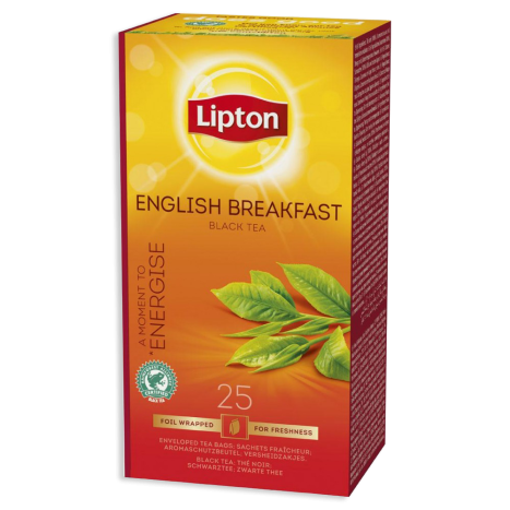 LIPTON Черен чай Английска Закуска x 25