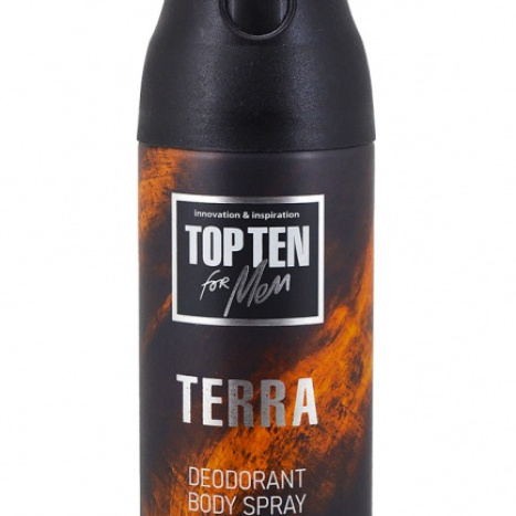 TOP TEN TERRA Дезодорант спрей без алуминиеви соли 150ml
