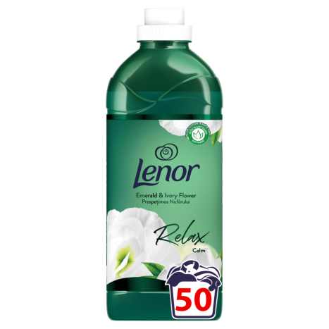 LENOR fabric softener Emerald & Ivory 50 loads 1.5L