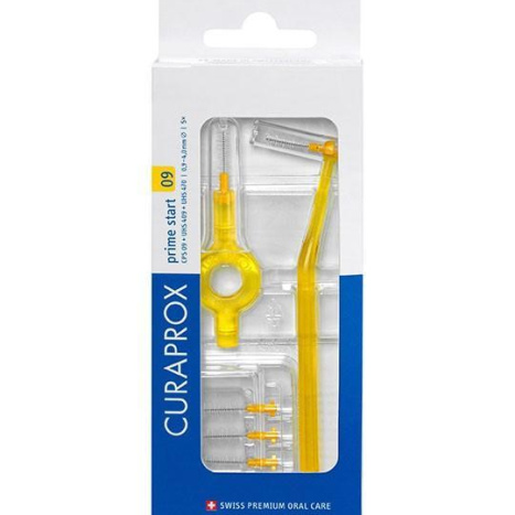 CURAPROX interdental toothbrushes CPS prime start 09 with round (UHS 409) and straight holder (UHS 451) x 5
