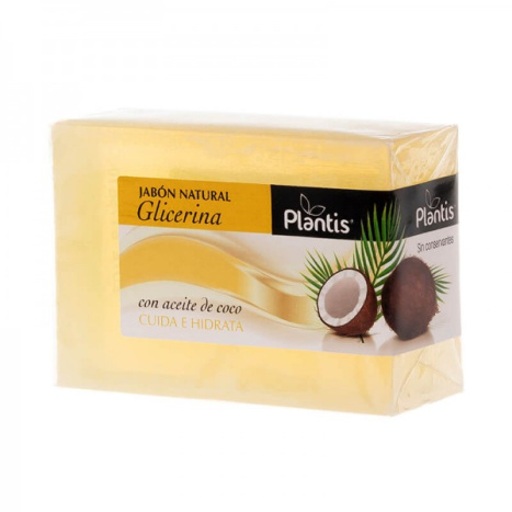 PLANTIS Jabon Natural Glycerina Natural glycerin soap with coconut oil 100g