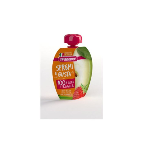 PLASMON fruit snack apple with strawberry 12+m 100g 2461