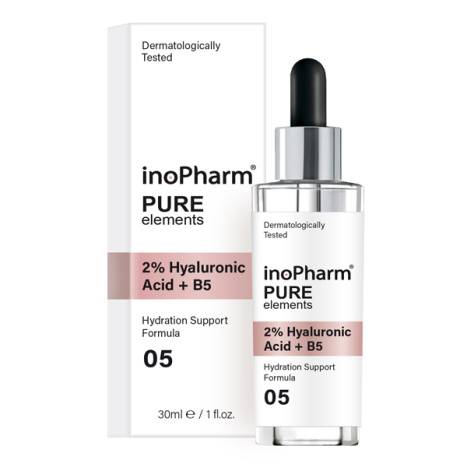 InoPHARM PURE ELEMENTS Serum 2% HA+VITAMIN B5 30ml