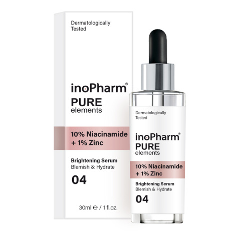 InoPHARM PURE ELEMENTS Serum 10% NIACINAM+1% ZINC 30ml