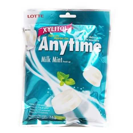 XYLITOL xylitol candies Anytime Candy Milk 74g