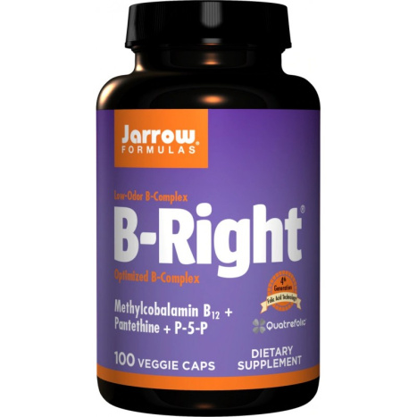 JARROW FORMULAS B-RIGHT B-Complex for the nervous system and the heart x 100 caps