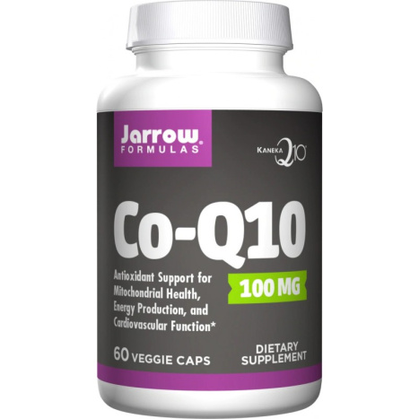 JARROW FORMULAS CO-Q10 100mg for cellular energy and skin care x 60 caps