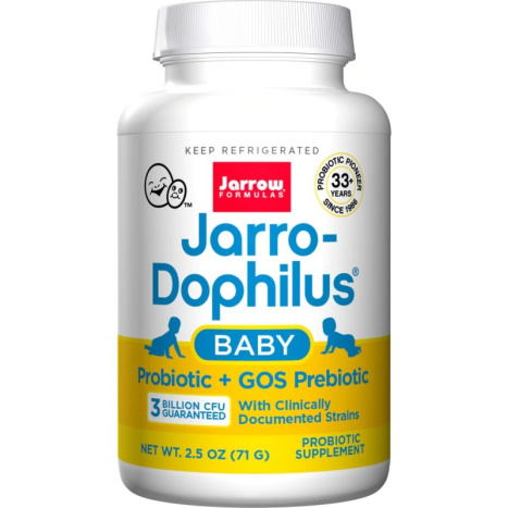 JARROW FORMULAS BABY`S JARRO-DOPHILUS + GOS prebiotic synbiotic for babies powder 71g