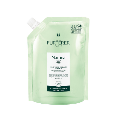RENE FURTERER NATURIA gentle micellar shampoo for frequent use for all hair types 400ml refill