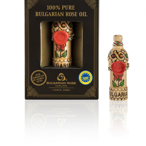 BG ROZA KARLOVO PGI 100% NATURAL rose oil muskal in a box 0.5ml