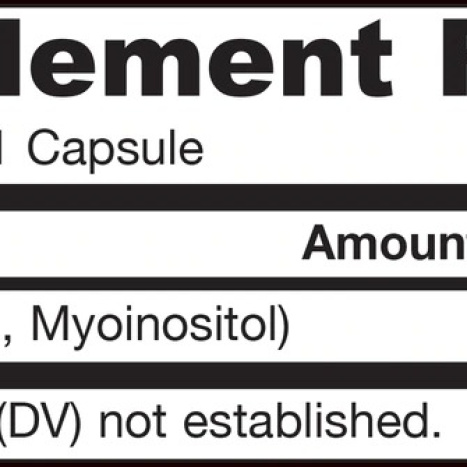 JARROW FORMULAS INOSITOL supports liver function 750mg x 100 caps